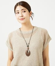 NK2JB04090 GIANNI LO GIUDICE(ジャンニ ロ ジュディチェ) [日本製]グラフティネックレス ブラウン