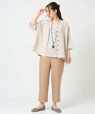 NK2JD01120 GIANNI LO GIUDICE(ジャンニ ロ ジュディチェ) [日本製]ビーズ2連ネックレス カーキ