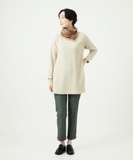 NK3AE12160 GIANNI LO GIUDICE(ジャンニ ロ ジュディチェ) [洗える]エスニックスクエアストール ベージュ
