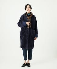 NK3AE12160 GIANNI LO GIUDICE(ジャンニ ロ ジュディチェ) [洗える]エスニックスクエアストール ブラック