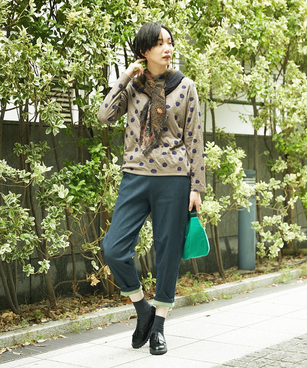 NK3AE12160 GIANNI LO GIUDICE(ジャンニ ロ ジュディチェ) [洗える]エスニックスクエアストール ブラック