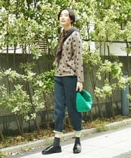 NK3AE12160 GIANNI LO GIUDICE(ジャンニ ロ ジュディチェ) [洗える]エスニックスクエアストール ブラック