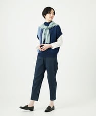 NK3AE14130 GIANNI LO GIUDICE(ジャンニ ロ ジュディチェ) [洗える]トライアングルストール ライトグリーン