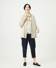NK3AE15100 GIANNI LO GIUDICE(ジャンニ ロ ジュディチェ) [洗える]カラーブロックストール グリーン