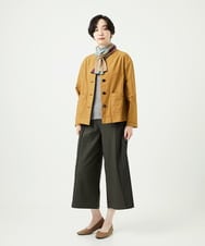 NK3AE15100 GIANNI LO GIUDICE(ジャンニ ロ ジュディチェ) [洗える]カラーブロックストール ライトグリーン
