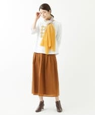 NK3AV09100 GIANNI LO GIUDICE(ジャンニ ロ ジュディチェ) プリーツオンブレストール イエロー