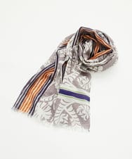 NK3ED01130 GIANNI LO GIUDICE(ジャンニ ロ ジュディチェ) サラサストライプストール オレンジ