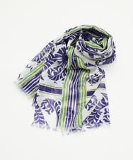 NK3ED01130 GIANNI LO GIUDICE(ジャンニ ロ ジュディチェ) サラサストライプストール グリーン