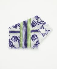 NK3ED01130 GIANNI LO GIUDICE(ジャンニ ロ ジュディチェ) サラサストライプストール グリーン