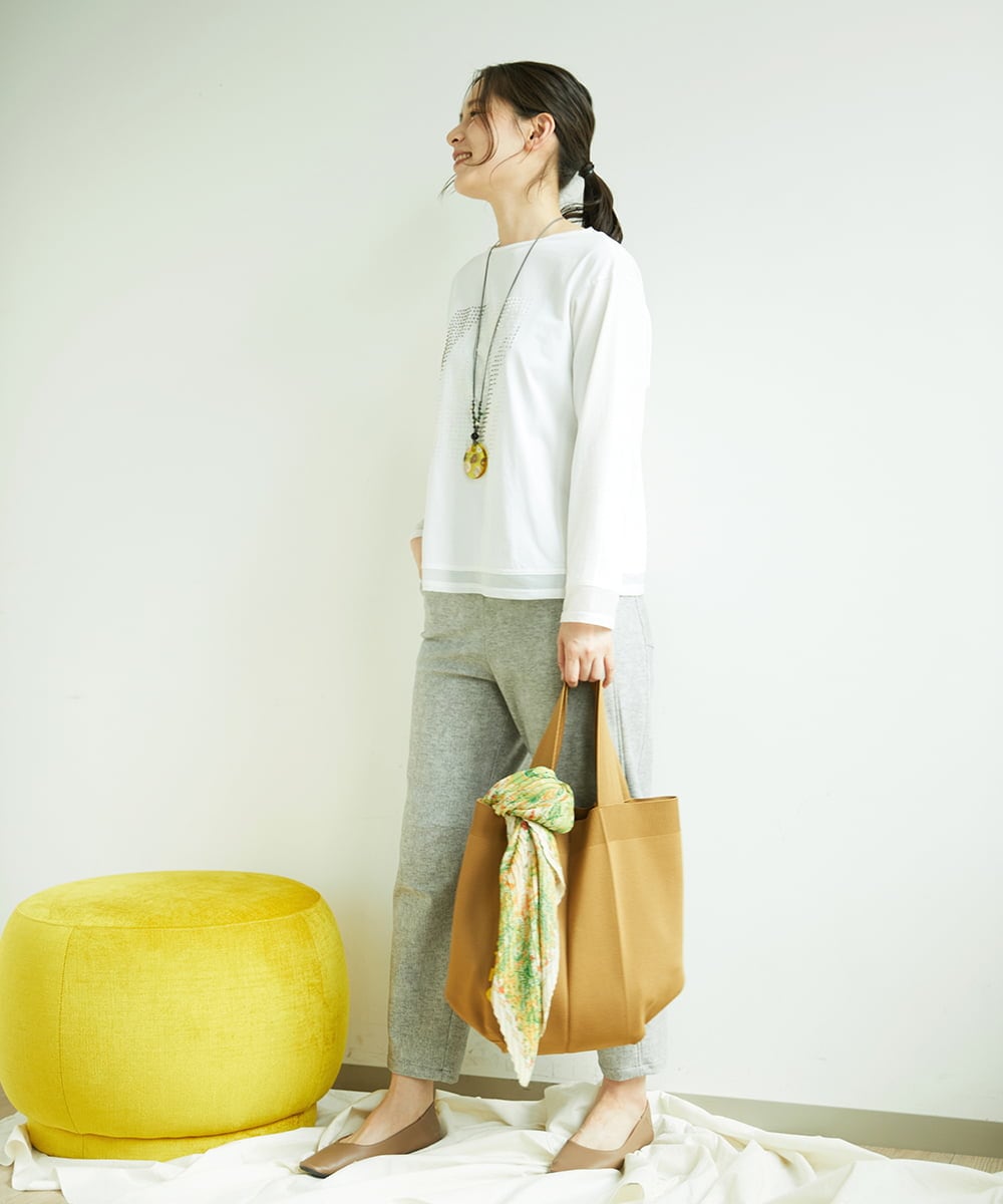 NK3ED02100 GIANNI LO GIUDICE(ジャンニ ロ ジュディチェ) マルチサラサプリーツストール イエロー