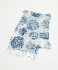 NK3ED05070 GIANNI LO GIUDICE(ジャンニ ロ ジュディチェ) レーヨンシルクドットストール ライトブルー