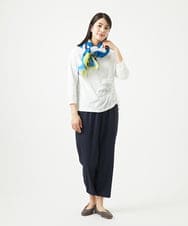 NK3GA20130 GIANNI LO GIUDICE(ジャンニ ロ ジュディチェ) イレギュラードットプリントストール ブルー