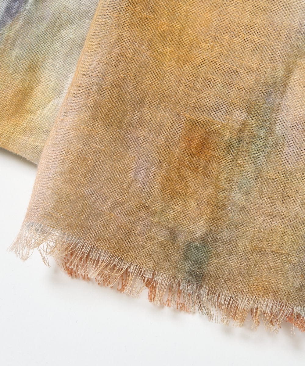 NK3GE43130 GIANNI LO GIUDICE(ジャンニ ロ ジュディチェ) ブルーリーフラワーストール ベージュ