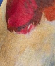 NK3GE43130 GIANNI LO GIUDICE(ジャンニ ロ ジュディチェ) ブルーリーフラワーストール ベージュ