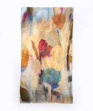 NK3GE43130 GIANNI LO GIUDICE(ジャンニ ロ ジュディチェ) ブルーリーフラワーストール ベージュ