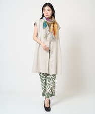 NK3GE43130 GIANNI LO GIUDICE(ジャンニ ロ ジュディチェ) ブルーリーフラワーストール ベージュ