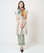 NK3GE43130 GIANNI LO GIUDICE(ジャンニ ロ ジュディチェ) ブルーリーフラワーストール ベージュ