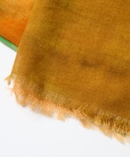 NK3GE44130 GIANNI LO GIUDICE(ジャンニ ロ ジュディチェ) ブルーリーボーダーストール イエロー