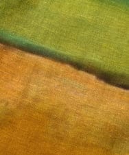 NK3GE44130 GIANNI LO GIUDICE(ジャンニ ロ ジュディチェ) ブルーリーボーダーストール イエロー