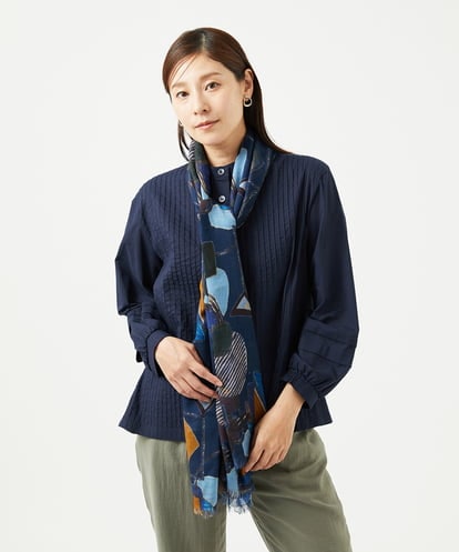 NK3JB03200 GIANNI LO GIUDICE [洗える]グラフィカルストール