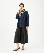 NK3JB03200 GIANNI LO GIUDICE(ジャンニ ロ ジュディチェ) [洗える]グラフィカルストール アイボリー