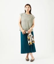 NK3JB03200 GIANNI LO GIUDICE(ジャンニ ロ ジュディチェ) [洗える]グラフィカルストール アイボリー