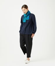 NK3JB05180 GIANNI LO GIUDICE(ジャンニ ロ ジュディチェ) [洗える]ニードルパンチドットストール グリーン