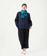 NK3JB05180 GIANNI LO GIUDICE(ジャンニ ロ ジュディチェ) [洗える]ニードルパンチドットストール グリーン