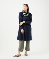 NK3JB05180 GIANNI LO GIUDICE(ジャンニ ロ ジュディチェ) [洗える]ニードルパンチドットストール ブラック