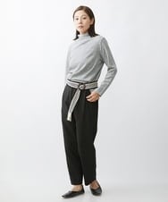 NK4AW01090 GIANNI LO GIUDICE(ジャンニ ロ ジュディチェ) 幾何柄ベルト ブラック
