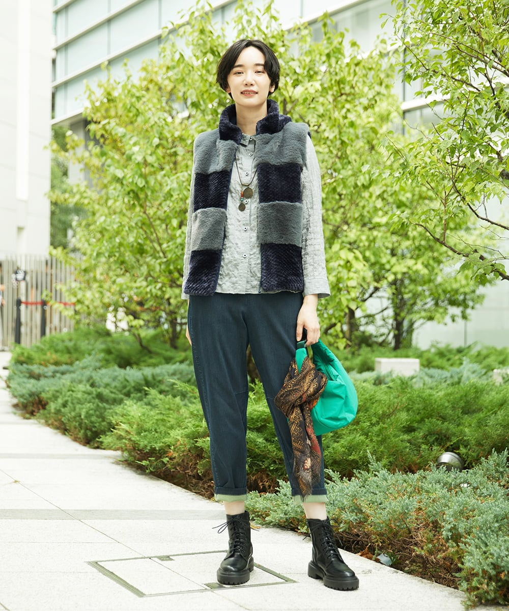 NK5AE10130 GIANNI LO GIUDICE(ジャンニ ロ ジュディチェ) キルト２WAYバッグ グリーン