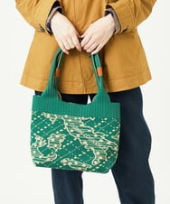 NK5AE11090 GIANNI LO GIUDICE(ジャンニ ロ ジュディチェ) ニットバッグ グリーン