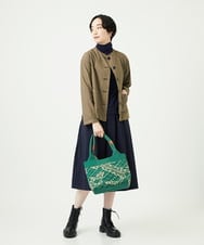 NK5AE11090 GIANNI LO GIUDICE(ジャンニ ロ ジュディチェ) ニットバッグ グリーン