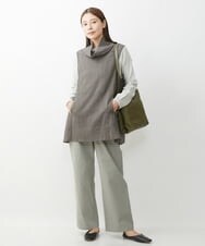 NK5AV01190 GIANNI LO GIUDICE(ジャンニ ロ ジュディチェ) カウバケットバッグ カーキ
