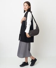 NK5AV02150 GIANNI LO GIUDICE(ジャンニ ロ ジュディチェ) シープハンドルバッグ ブラウン