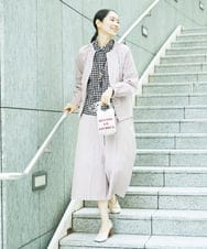 NK5EC04070 GIANNI LO GIUDICE(ジャンニ ロ ジュディチェ) ロゴニットポシェットバッグ アイボリー