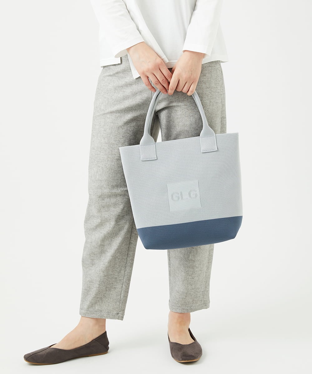 NK5ED02120 GIANNI LO GIUDICE(ジャンニ ロ ジュディチェ) ニットバッグ グレー