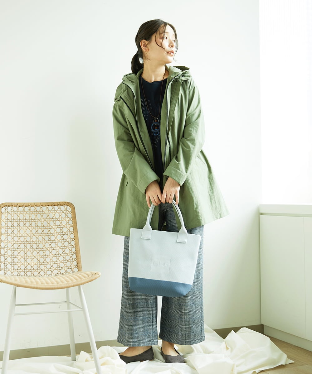 NK5ED02120 GIANNI LO GIUDICE(ジャンニ ロ ジュディチェ) ニットバッグ グレー