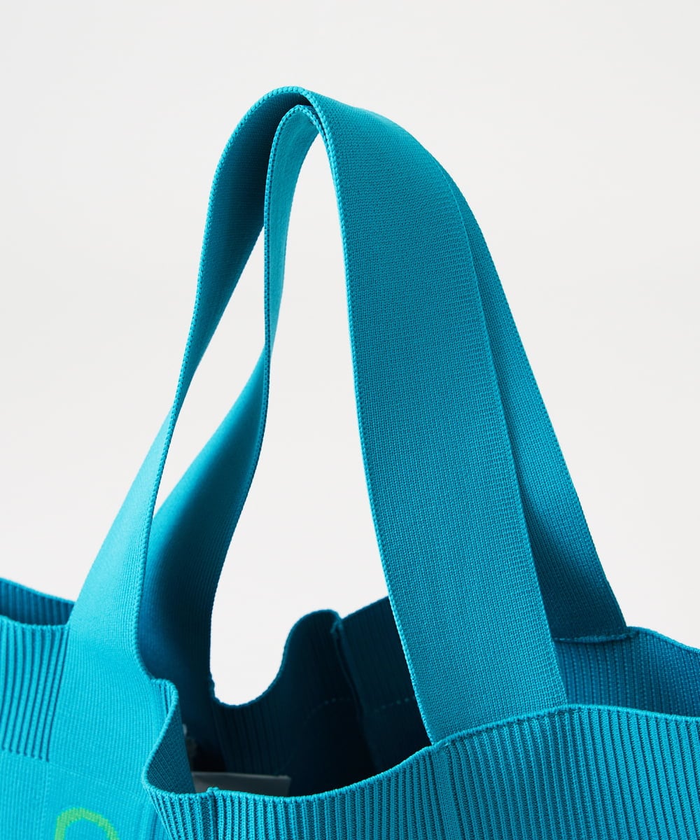 NK5ED03080 GIANNI LO GIUDICE(ジャンニ ロ ジュディチェ) ロゴニットバッグ ブルー