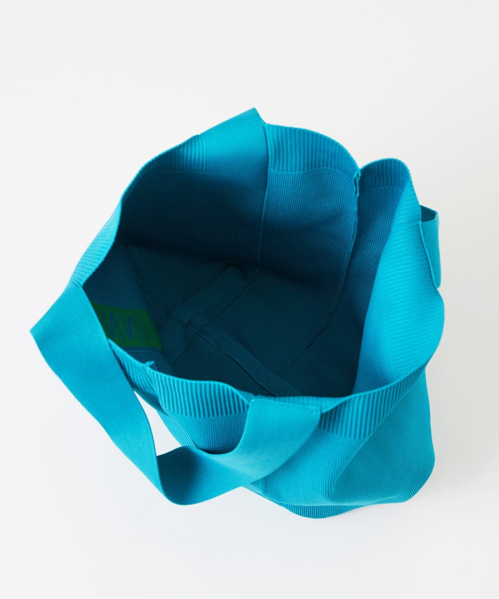 NK5ED03080 GIANNI LO GIUDICE(ジャンニ ロ ジュディチェ) ロゴニットバッグ ブルー