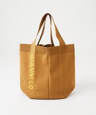 NK5ED03080 GIANNI LO GIUDICE(ジャンニ ロ ジュディチェ) ロゴニットバッグ ベージュ