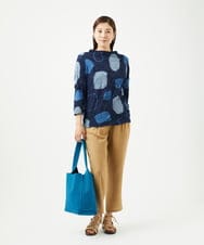 NK5JC04080 GIANNI LO GIUDICE(ジャンニ ロ ジュディチェ) ニットプレーティングバッグ ブルー