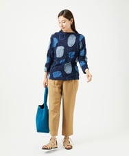 NK5JC04080 GIANNI LO GIUDICE(ジャンニ ロ ジュディチェ) ニットプレーティングバッグ ブルー