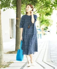 NK5JC04080 GIANNI LO GIUDICE(ジャンニ ロ ジュディチェ) ニットプレーティングバッグ ブルー