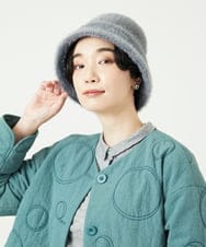 NK7AE10160 GIANNI LO GIUDICE(ジャンニ ロ ジュディチェ) グラデシャギークロッシェハット ライトグレー