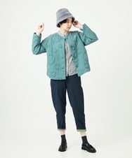 NK7AE10160 GIANNI LO GIUDICE(ジャンニ ロ ジュディチェ) グラデシャギークロッシェハット ライトグレー