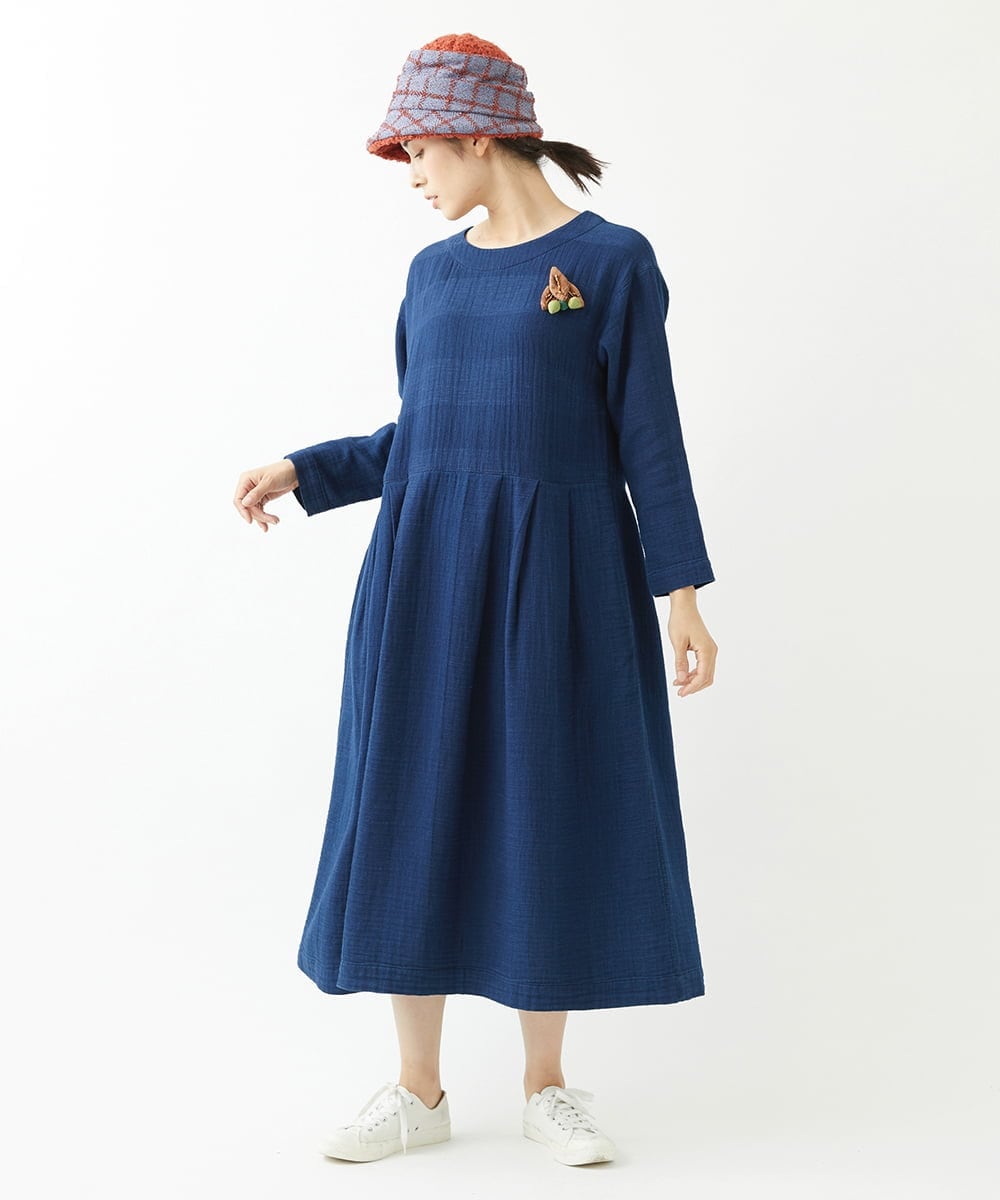 NK7AV01200 GIANNI LO GIUDICE(ジャンニ ロ ジュディチェ) ブークレーチェック柄イタリアハット オレンジ