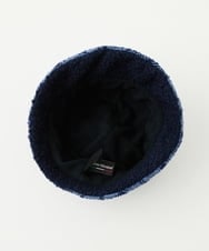 NK7AV01200 GIANNI LO GIUDICE(ジャンニ ロ ジュディチェ) ブークレーチェック柄イタリアハット ネイビー