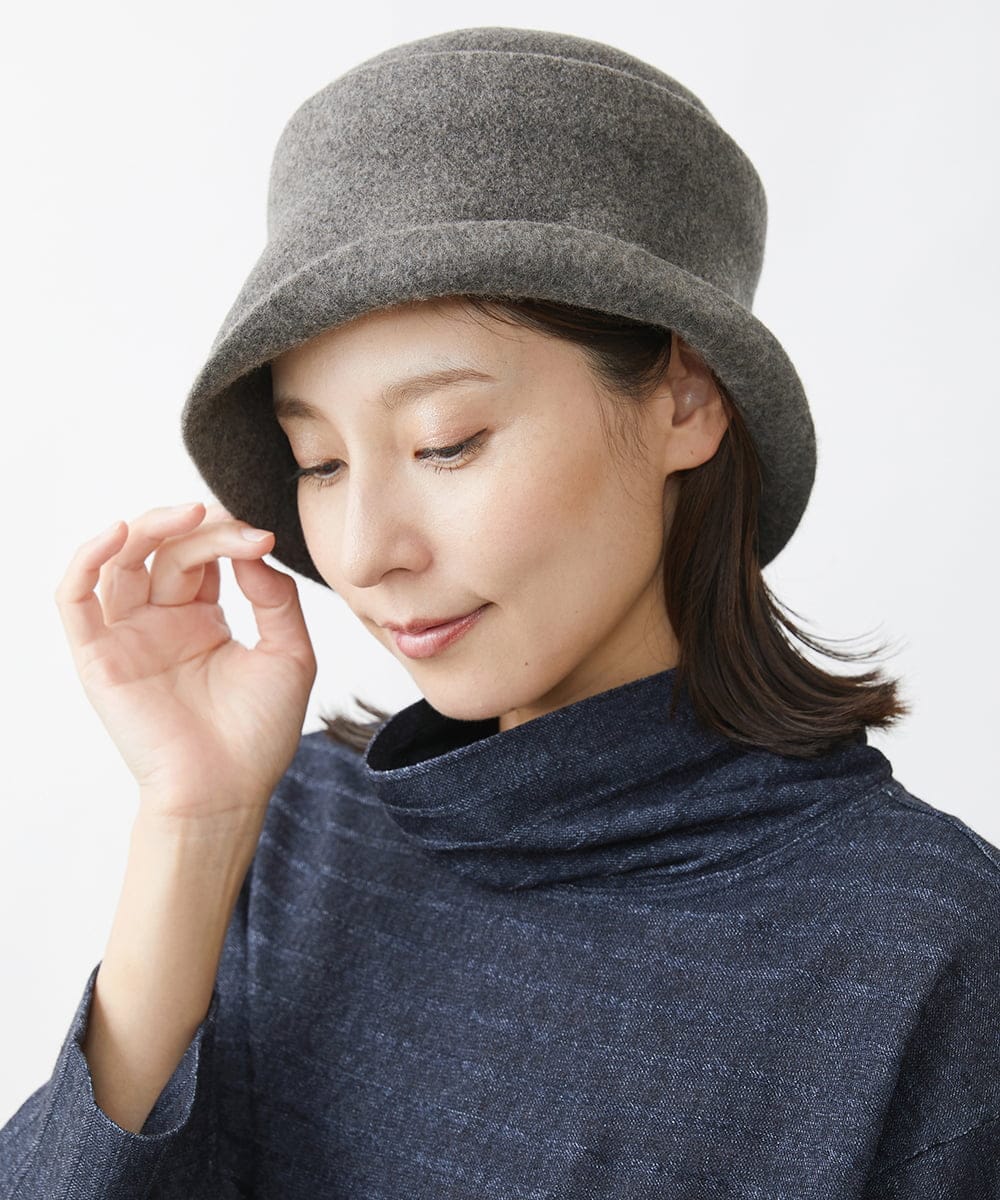 NK7AW01150 GIANNI LO GIUDICE(ジャンニ ロ ジュディチェ) [日本製]VALLEY帽子 ブラウン