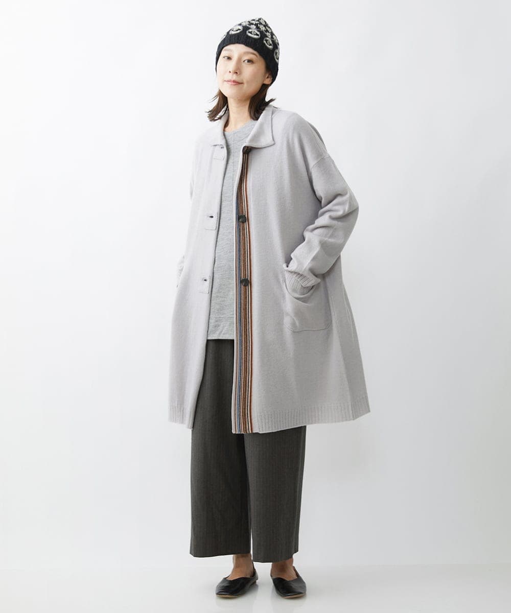 NK7AW10090 GIANNI LO GIUDICE(ジャンニ ロ ジュディチェ) ホーリーニット帽子 ブラック